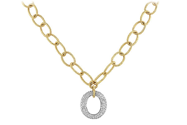 K190-28393: NECKLACE 1.02 TW (17 INCHES)