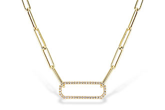 M273-91175: NECKLACE .50 TW (17 INCHES)