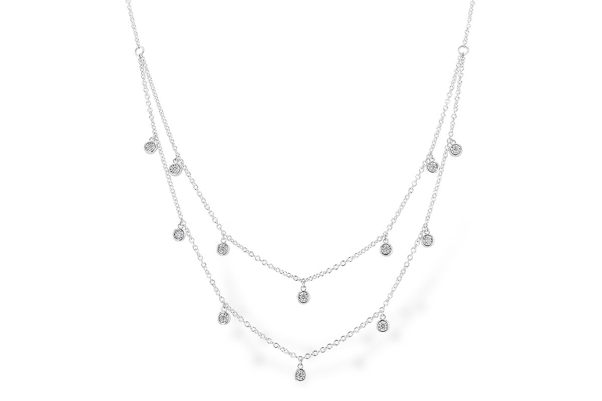 M273-92075: NECKLACE .22 TW (18 INCHES)