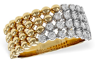 B274-87539: LDS DIA WED RG .50 TW