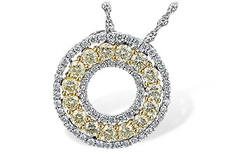 E189-38394: NECK 1.08 YELLOW DIAS 1.55 TW