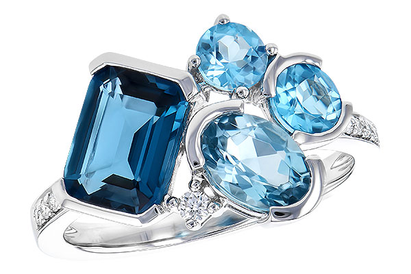 E273-06585: LDS RG 3.08 BLUE TOPAZ TW 3.15 TGW