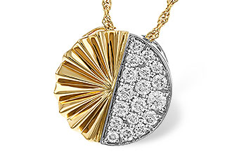 F274-88366: NECKLACE .50 TW