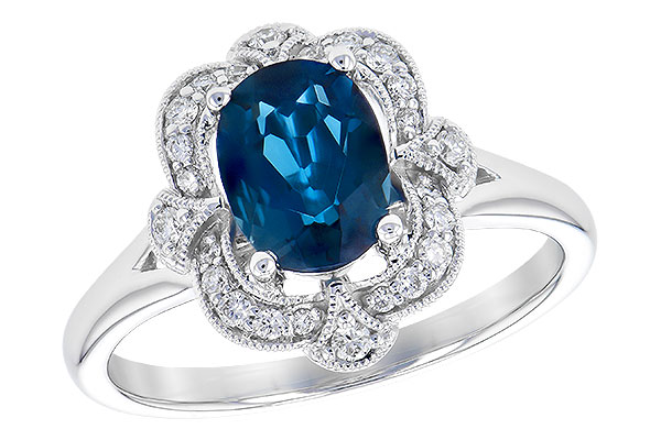 G273-06575: LDS RG 1.35 LONDON BLUE TOPAZ 1.50 TGW