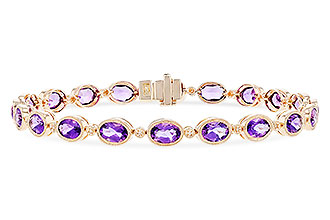 G273-92975: BRACELET 6.86 TW AMETHYST 6.90 TGW