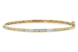H189-41130: BANGLE BRACELET .50 TW
