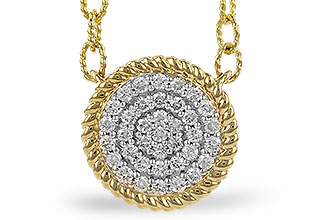 H273-99312: NECKLACE .32 TW (18")