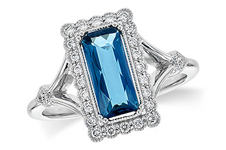 K190-32984: LDS RG 1.58 LONDON BLUE TOPAZ 1.75 TGW