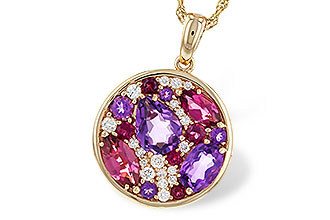 K274-88448: NECK 1.83 TW SEMI-PRECIOUS (P.TOUR, AMY) 2.00 TGW